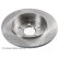 Brake Disc ADA104365 Blue Print, Thumbnail 3
