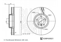 Brake Disc ADBP430021 Blue Print