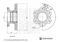Brake Disc ADBP430034 Blue Print