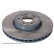 Brake disc ADBP430180 Blue Print