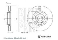 Brake disc ADBP430184 Blue Print