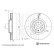 Brake disc ADBP430185 Blue Print