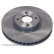Brake disc ADBP430199 Blue Print