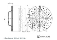 Brake disc ADBP430218 Blue Print