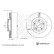 Brake disc ADBP430234 Blue Print