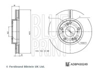 Brake disc ADBP430249 Blue Print