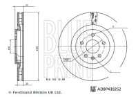 Brake disc ADBP430252 Blue Print