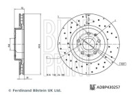 Brake disc ADBP430257 Blue Print