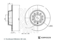 Brake disc ADBP430258 Blue Print