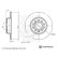Brake disc ADBP430258 Blue Print