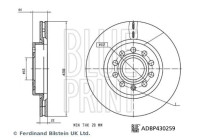 Brake disc ADBP430259 Blue Print