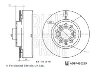 Brake disc ADBP430259 Blue Print