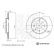 Brake disc ADBP430260 Blue Print
