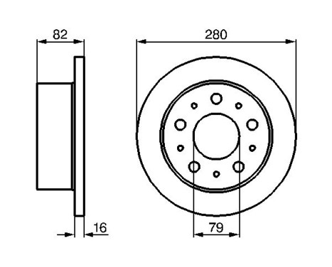 Brake Disc BD1003 Bosch, Image 5