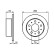 Brake Disc BD1003 Bosch, Thumbnail 5