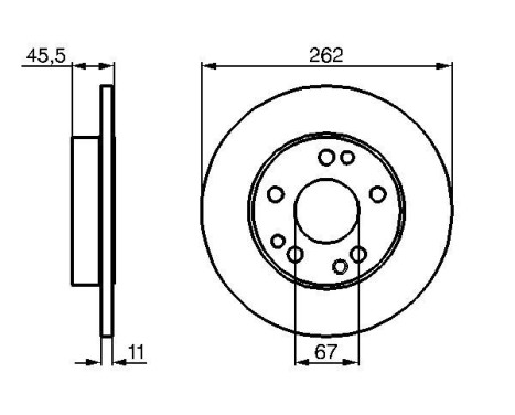 Brake Disc BD101 Bosch, Image 5