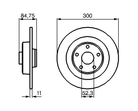 Brake Disc BD1018 Bosch