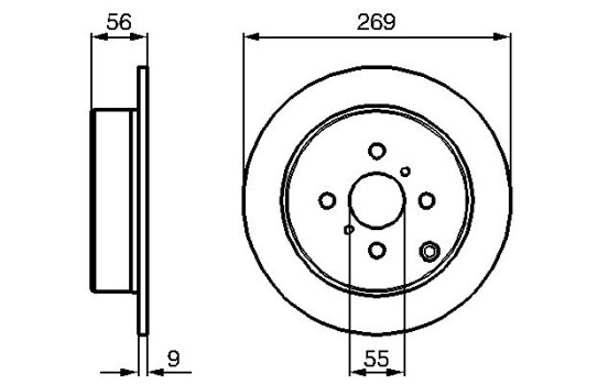 Brake Disc BD1022 Bosch, Image 5