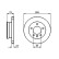 Brake Disc BD1079 Bosch
