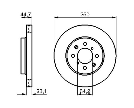 Brake Disc BD1093 Bosch