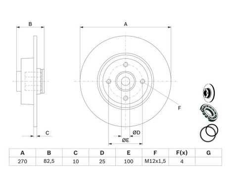 Brake Disc BD1123 Bosch, Image 5