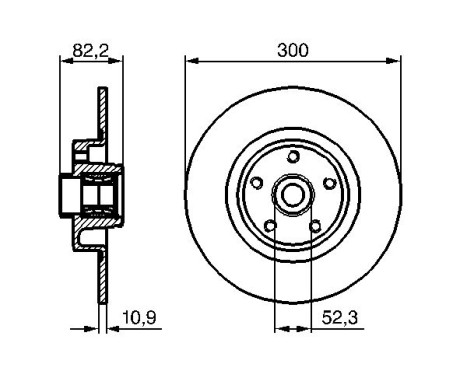 Brake Disc BD1129 Bosch