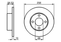 Brake Disc BD113 Bosch