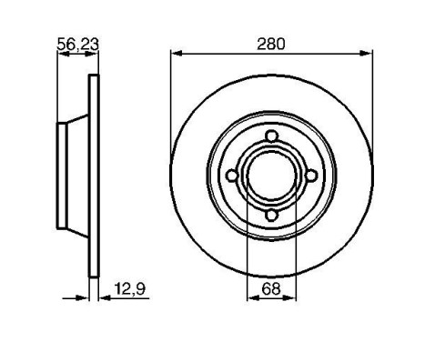 Brake Disc BD114 Bosch, Image 5