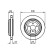 Brake Disc BD1148 Bosch, Thumbnail 5