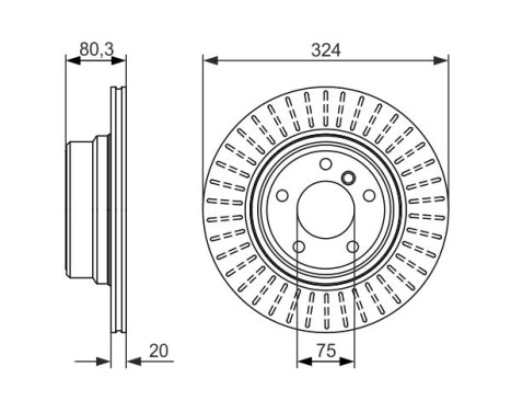 Brake Disc BD1235 Bosch