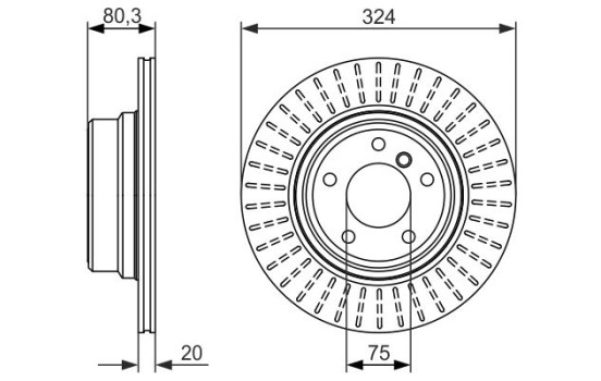 Brake Disc BD1235 Bosch