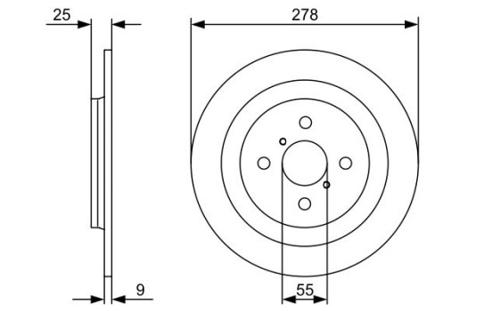 Brake Disc BD1238 Bosch, Image 5