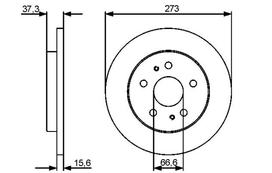 Brake Disc BD1263 Bosch