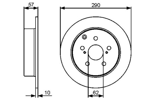 Brake Disc BD1283 Bosch, Image 5