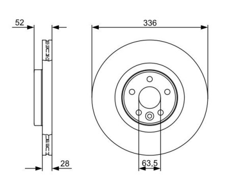 Brake Disc BD1294 Bosch, Image 5