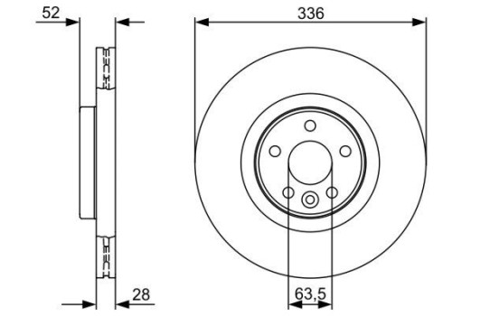 Brake Disc BD1294 Bosch, Image 5