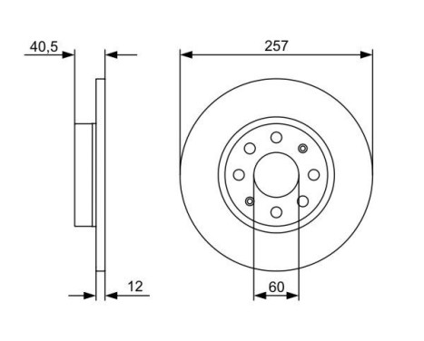 Brake Disc BD1298 Bosch, Image 5