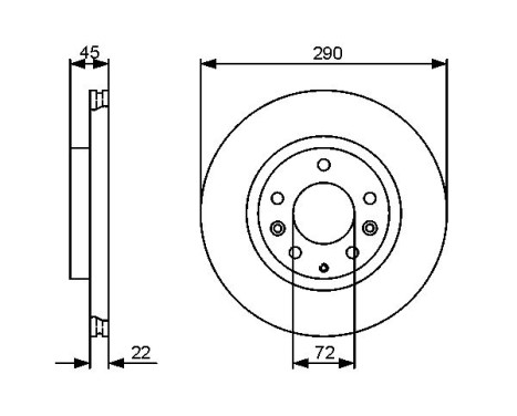 Brake Disc BD1330 Bosch