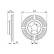 Brake Disc BD1347 Bosch