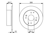 Brake Disc BD1360 Bosch