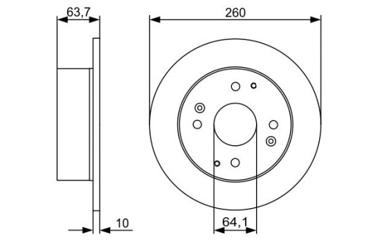 Brake Disc BD1360 Bosch