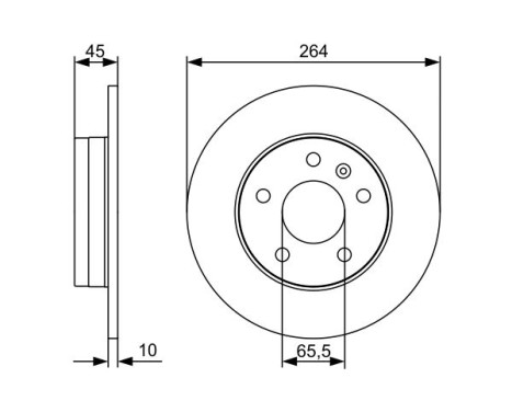 Brake Disc BD1370 Bosch, Image 5