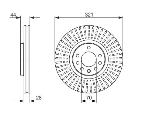 Brake Disc BD1414 Bosch