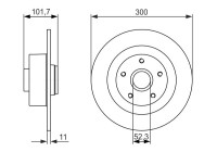 Brake Disc BD1416 Bosch