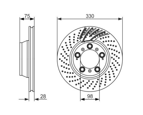 Brake Disc BD1424 Bosch