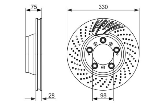 Brake Disc BD1424 Bosch