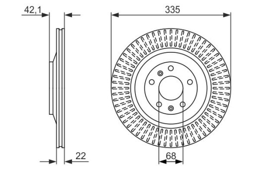Brake Disc BD1434 Bosch