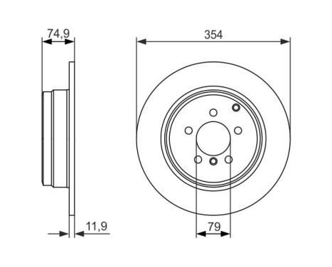 Brake Disc BD1455 Bosch