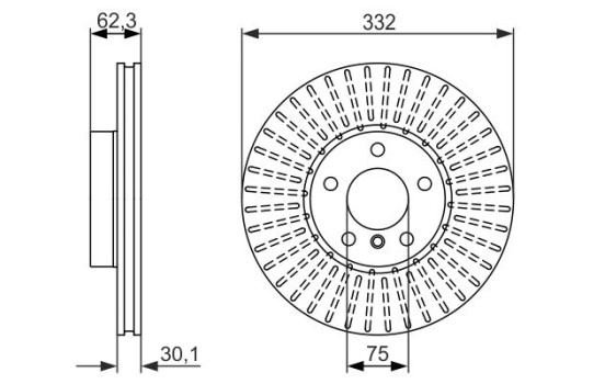 Brake Disc BD1469 Bosch, Image 5