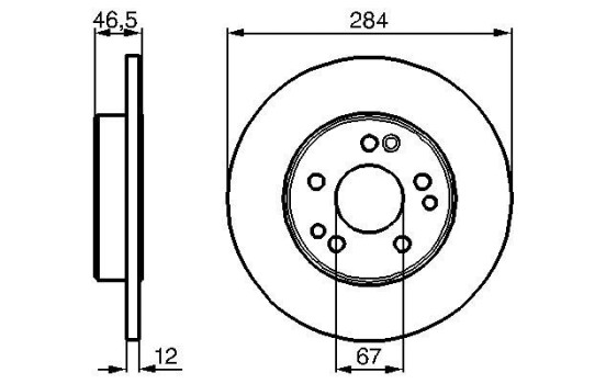 Brake Disc BD149 Bosch, Image 5
